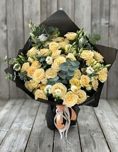 Букет цветов из:  Розы и Лизиантусы в Виноградово