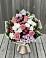 Букет цветов из: Альстромерии, Гвоздики, Розы и Хризантемы в Виноградово