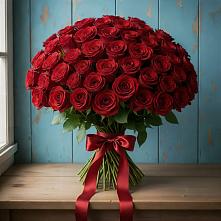 Букет Красные розы Блэк Меджик в Виноградово