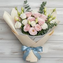 Букет цветов из:  Лизиантусы в Виноградово