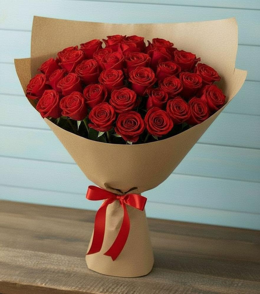 Букет Красные розы Милано в Виноградово