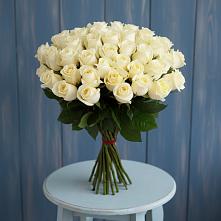 Букет 51 Белая роза Эдлесс Лав #REPLACE_PRED# Виноградово