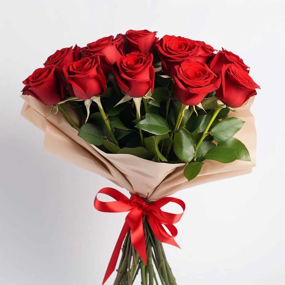 Букет 11 Красных роз Эдлесс Лав в Виноградово