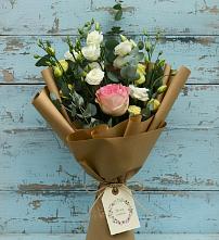 Букет цветов из:  Розы и Лизиантусы #REPLACE_PRED# Виноградово