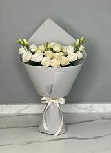 Букет цветов из:  Розы и Лизиантусы в Виноградово